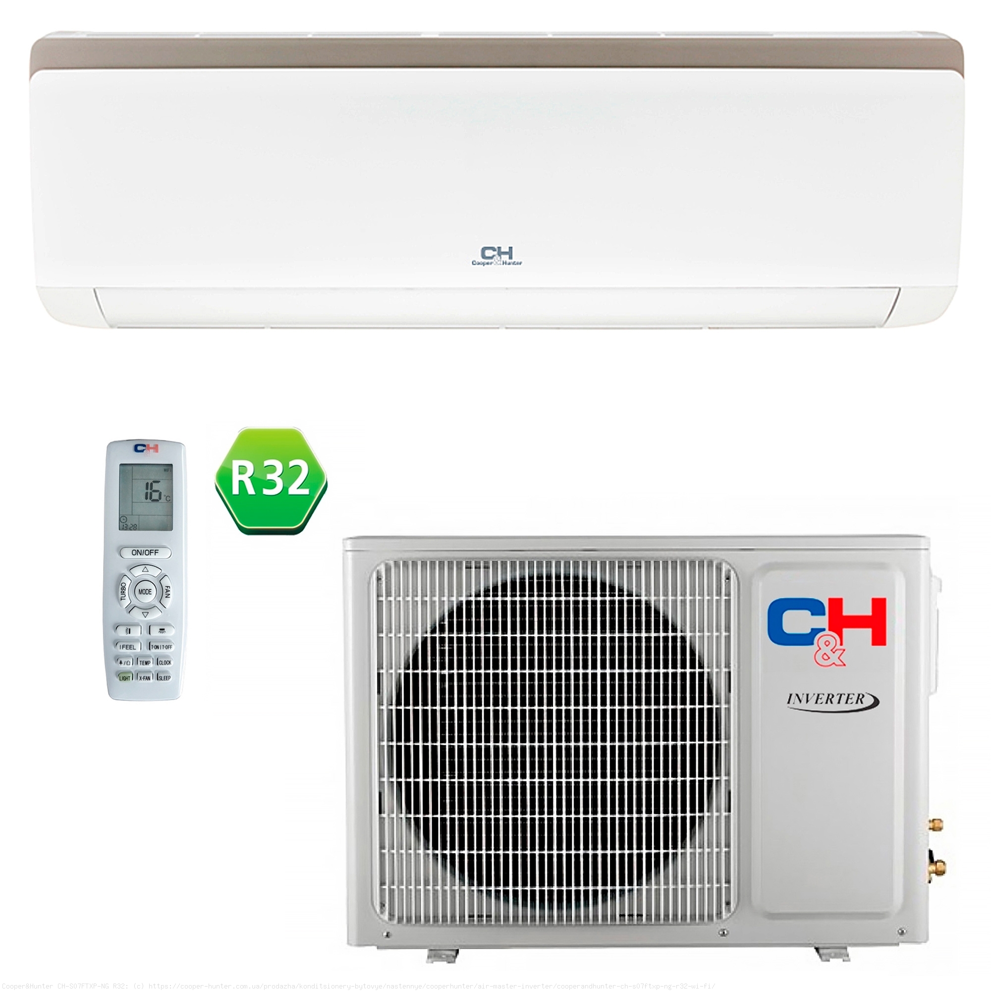 Кондиціонер AIR MASTER INVERTER Cooper&Hunter CH-S24FTXP2-NG